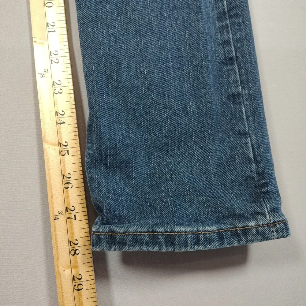 Eddie Bauer Jeans Mens 30x30 Blue Straight Leg Stretch Denim Cotton